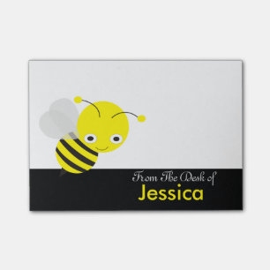 Notas Post-it® Abeja linda personalizada de Yellllow