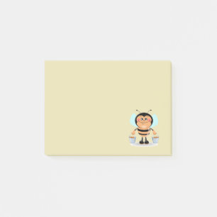 Notas Post-it® Abeja Personalizado con cubos de miel