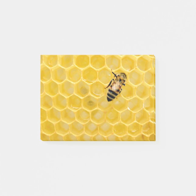Notas Post-it® abeja y abeja (Anverso)