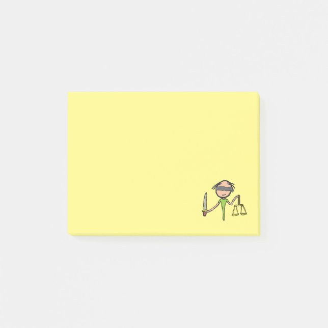 Notas Post-it® Abogado (Anverso)
