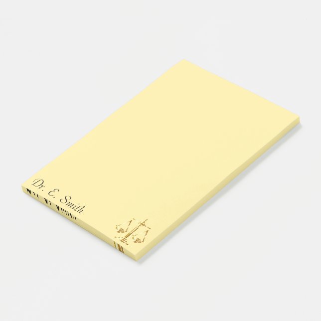 Notas Post-it® Abogado (En perspectiva)