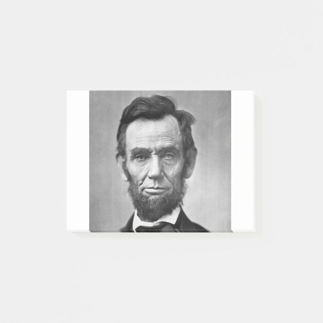 Notas Post-it® Abraham Lincoln (Anverso)