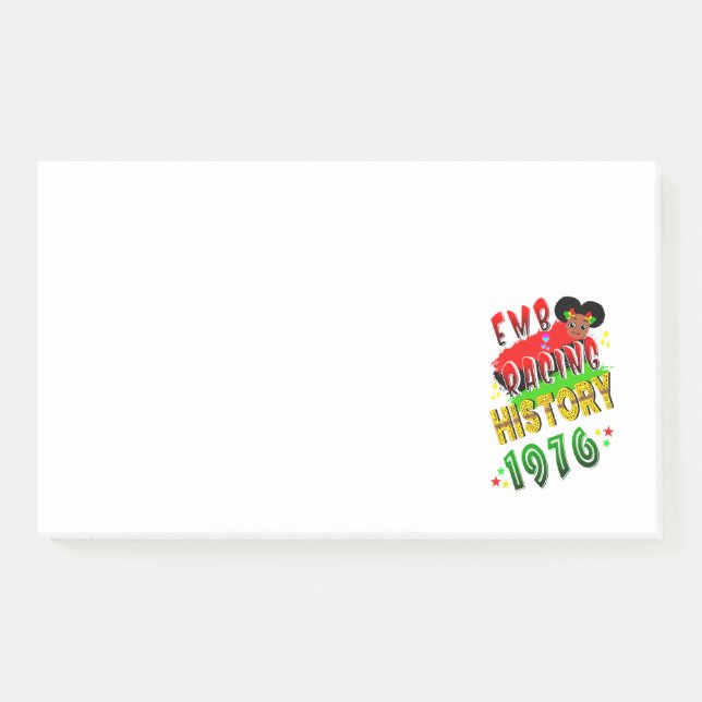 Notas Post-it® Abrazando la historia 1976 (Anverso)