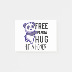 Notas Post-it® Abrazos de panda gratis dan un jonrón Regalos para