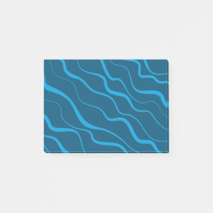 Notas Post-it® Absorción de ondas azules, simples, modernas y fre