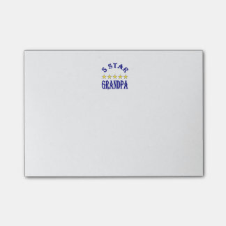 Notas Post-it® Abuelo de cinco estrellas