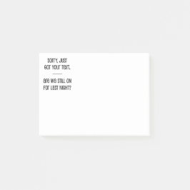 Notas Post-it® Acabo De Recibir Su Texto