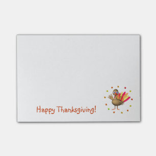 Notas Post-it® Acción de gracias Turquía del bebé