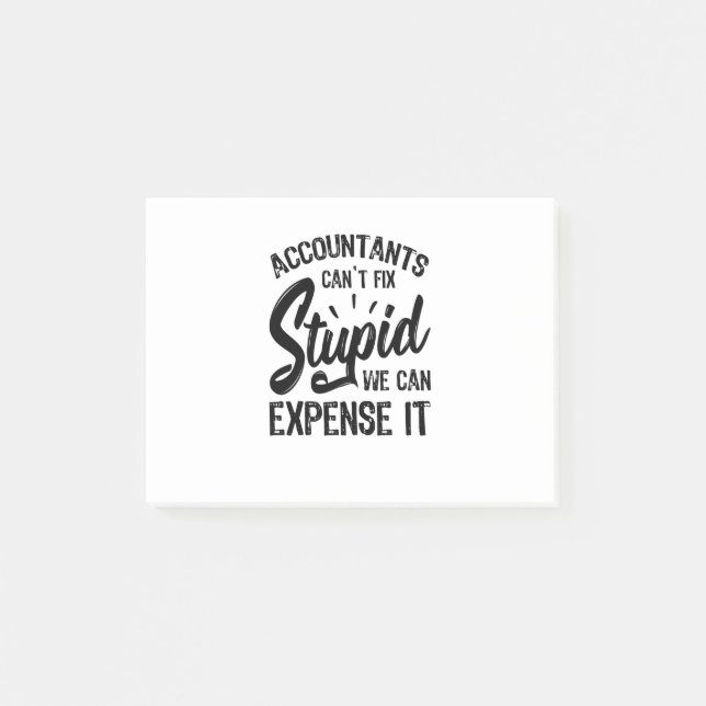 Notas Post-it® Accountants Can Expense It (Anverso)