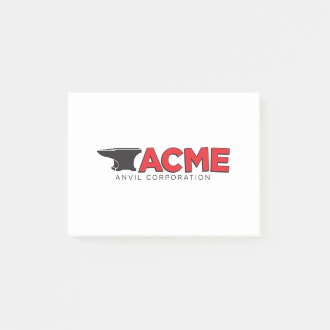 NOTAS POST-IT® ACME ANVIL CORPORATION (Anverso)