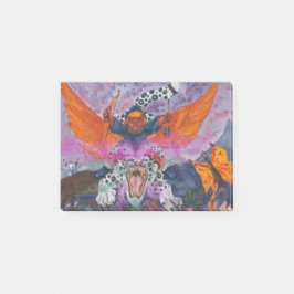 Notas Post-it® Acuarela acuarela Fantasy Ilustracion Mundo