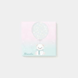 Notas Post-it® Acuarela de animalitos moderna escuela linda