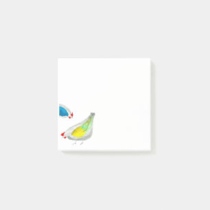 Notas Post-it® Acuarela de pollitos lindos