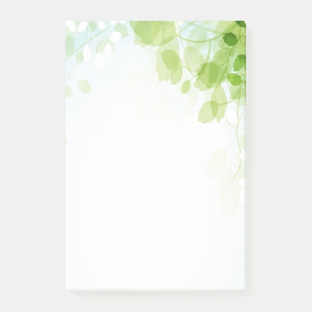 Notas Post-it® Acuarela de saltos de primavera (Anverso)