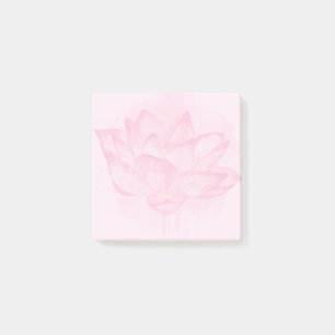 Notas Post-it® Acuarela Lotus 3x3