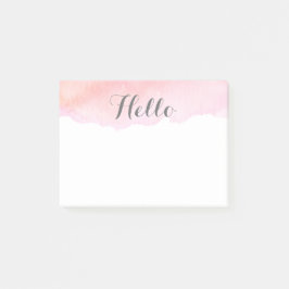 Notas Post-it® Acuarela rosada