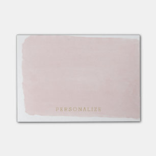 Notas Post-it® Acuarela rosada de Rubor