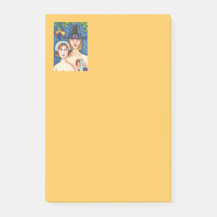 NOTAS POST-IT® ADAM & EVE PILGRIMS, GRACIAS BIBLIOSAS A LA BIBLIO