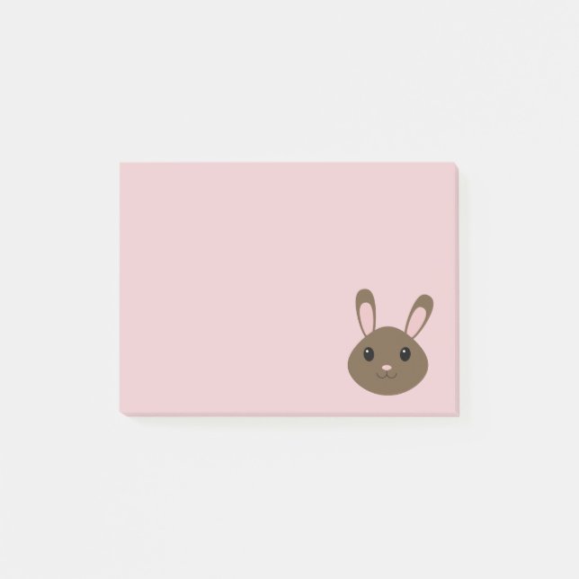 Notas Post-it® Adorable Brown Bunny (Anverso)