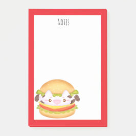 Notas Post-it® Adorable Cow Hamburger