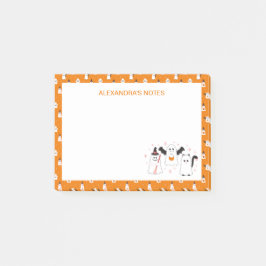 Notas Post-it® Adorable truco de Halloween o el tratamiento de fa