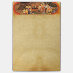 NOTAS POST-IT® ADORACIÓN DEL PERGAMINO DE LA NATIVIDAD DE UNOS D