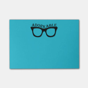 Notas Post-it® Adorkable - Dork - empollón - friki
