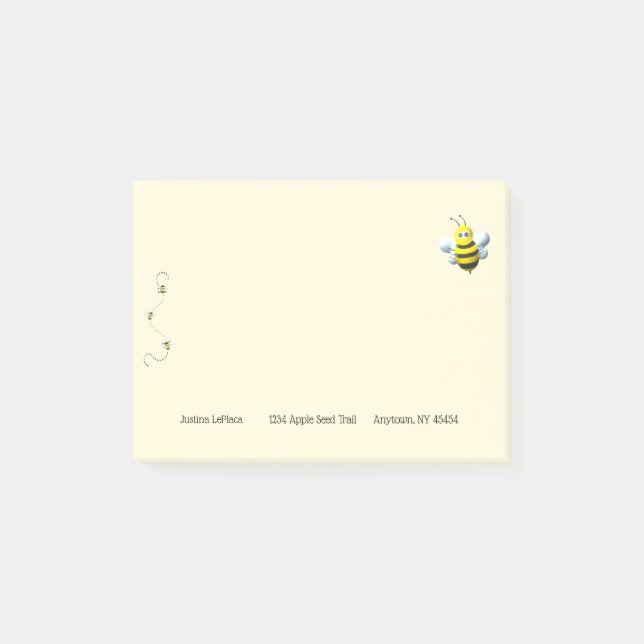 Notas Post-it® Adquiera Guay con texto Personalizado (Anverso)