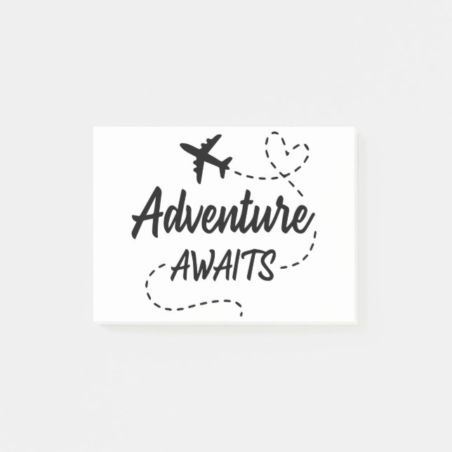 Notas Post-it® Adventure Awaits (Anverso)