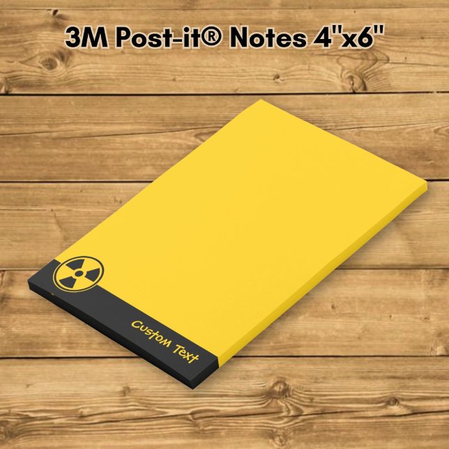 Notas Post-it® Advertencia de radiactividad (Subido por el creador)