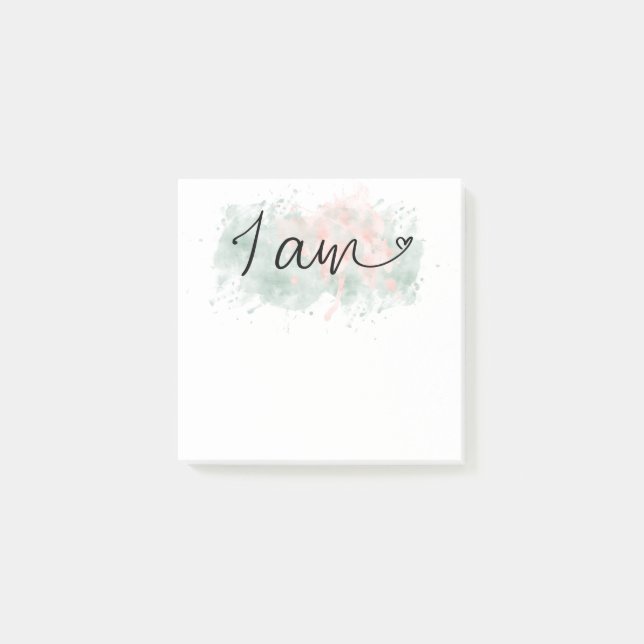 Notas Post-it® *~* Afirmación Intención Abstracto Blob I (Anverso)