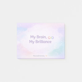 Notas Post-it® Afirmación Neurodivergente Inspiradora Suave Paste