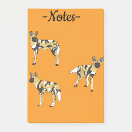 Notas Post-it® African Wild Dogs