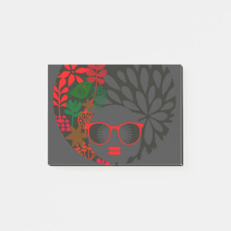 Notas Post-it® Afrodiva Red Green Slate Black
