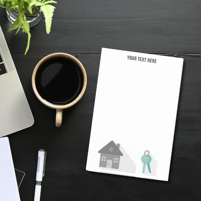 Notas Post-it® Agente inmobiliario de llaves de casa sencillas (Subido por el creador)