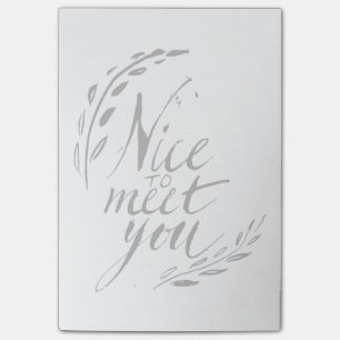 Notas Post-it® Agradable encontrarle