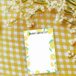 Notas Post-it® Agradable tienda de comestibles Lemons Lista de pl