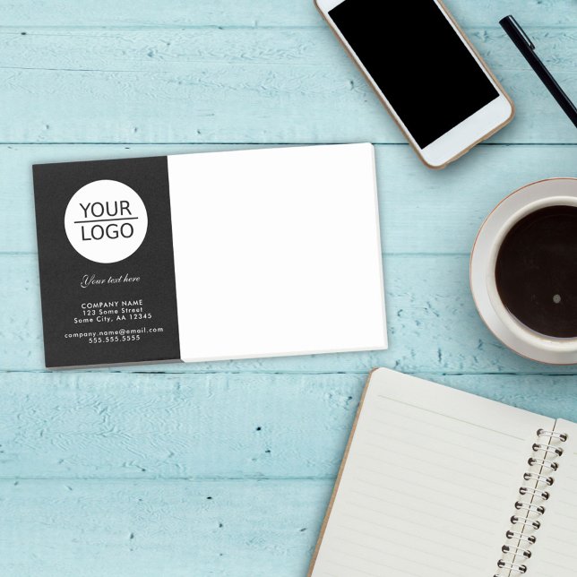Notas Post-it® Agrega tu Logo con Promoción de Texto Personalizad (Subido por el creador)