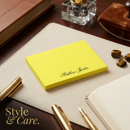 Notas Post-it® Agrega tu nombre a Papelería Personalizada de Colo