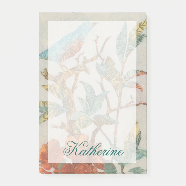 Notas Post-it® Agrega tu nombre | Collage aéreo I (Anverso)