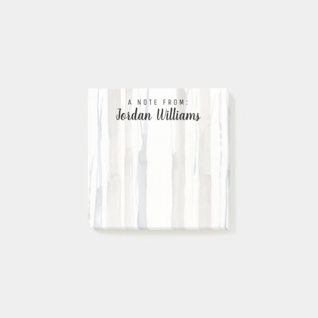 Notas Post-it® Agrega tu nombre | Duo Tone Trees II (Anverso)