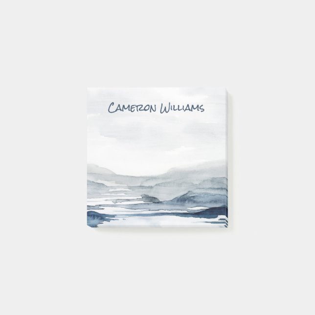 Notas Post-it® Agrega tu nombre | Horizonte desvanecido II (Anverso)