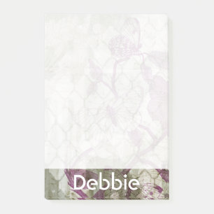 Notas Post-it® Agrega tu nombre   Mariposas árabes IV