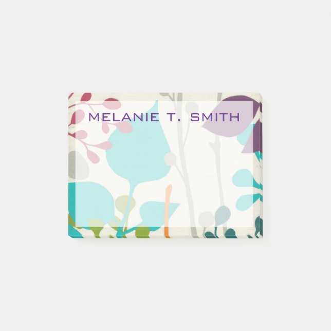 Notas Post-it® Agrega tu nombre | Metro Garden III (Anverso)