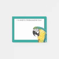 Agrega tu nombre | Pájaro loro tropical