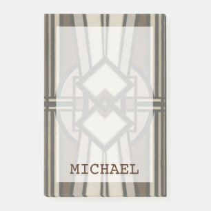Notas Post-it® Agrega tu nombre Panel de Deco Neutral I