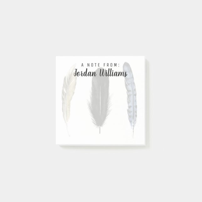 Notas Post-it® Agrega tu nombre | Paquetes blandos I (Anverso)