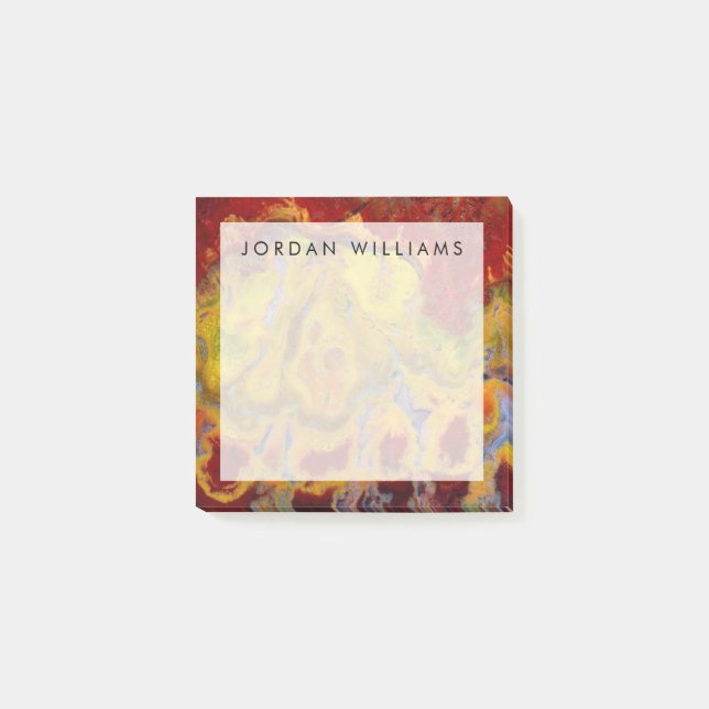 Notas Post-it® Agrega tu nombre | Red Crayola Jasper (Anverso)