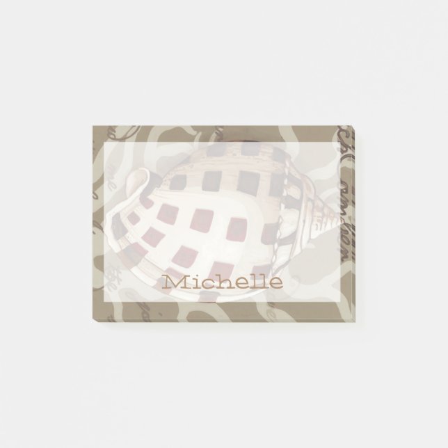 Notas Post-it® Agrega tu nombre | Sonnet costero I (Anverso)