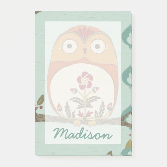 Notas Post-it® Agrega tu nombre | Whimsy II (Anverso)